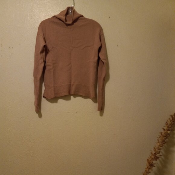 Wilfred Pink Cyprie Merino Wool Mock Neck Sweater Cozy...